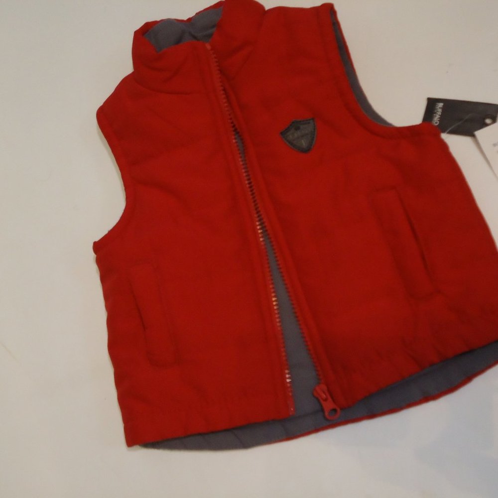 NWT BUFFALO By DAVID BITTON Baby Vest 12 MTHS